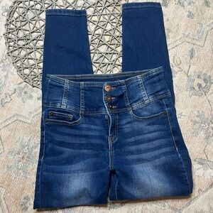 NOBO Deep Indigo High Rise Jeans Skinny